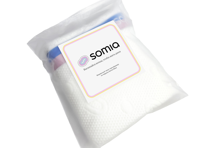 Чехол-трансформер на подушку Somia Wave