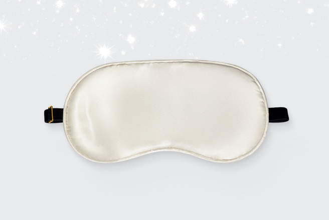 Маска для сна Somia х Ayris Silk, цвет жемчужный