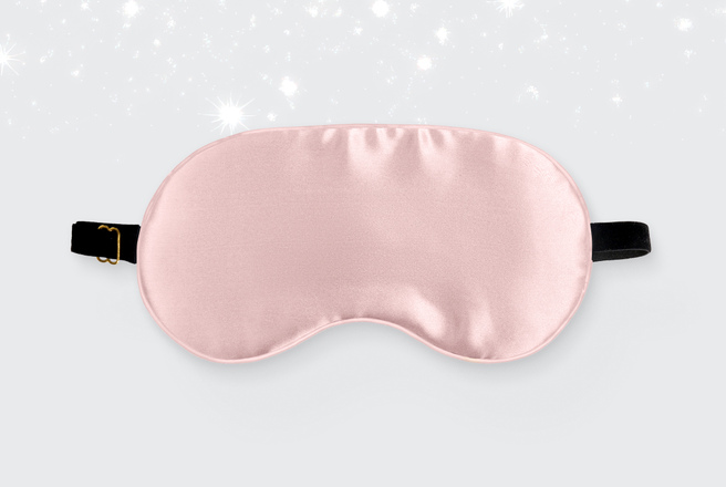 Маска для сна Somia х Ayris Silk, цвет розовое золото