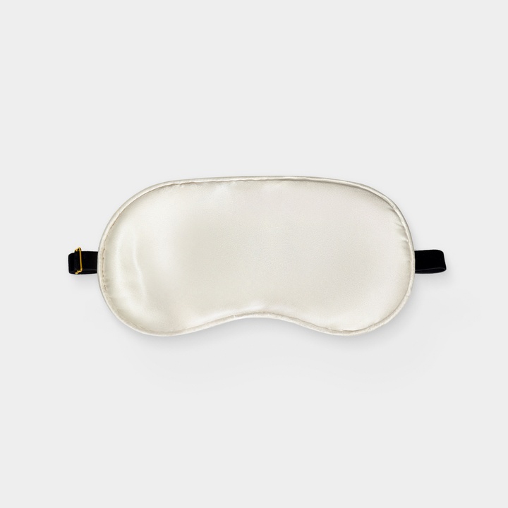Маска для сна Somia х Ayris Silk, цвет жемчужный