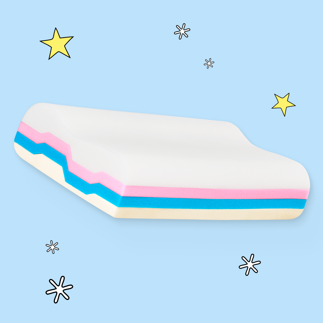 Взрослая подушка Somia Wave